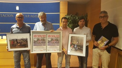 Belchite celebra este fin de semana una carrera tradicional aragonesa y una exposición de fotografías solidarias con los refugiados