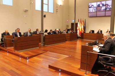 El Pleno de DPZ da cuenta de la liquidación del Presupuesto de 2014, con un resultado positivo de 32 millones de euros