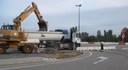La Diputación de Zaragoza empieza a construir la rotonda de acceso a Garrapinillos desde la carretera del aeropuerto