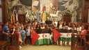 La Diputación de Zaragoza recibe a los niños saharauis que pasan el verano en Aragón gracias al programa Vacaciones en Paz