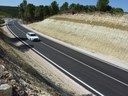 La Diputación de Zaragoza termina el arreglo de la carretera CV-624 entre Valmadrid y La Puebla de Albortón