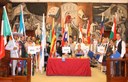 La Diputación Provincial de Zaragoza recibe a los grupos participantes en el XXIV Encuentro Internacional de Folklore