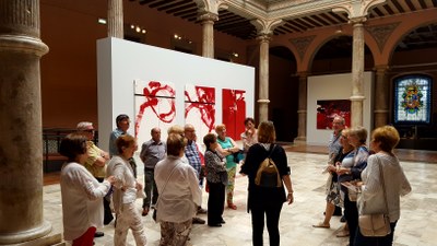 La DPZ amplía hasta el 10 de junio la exposición de Luis Feito en el palacio de Sástago, que ya ha superado las 17.000 visitas