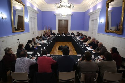 La DPZ explica a los alcaldes el plan de actuación para la reparación de caminos y vías rurales afectados por la crecida del Ebro