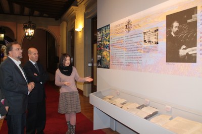 La DPZ inaugura una muestra para conmemorar el centenario del estudio de la Filología de Aragón