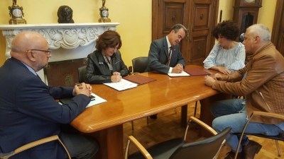 La DPZ y el Gobierno de Aragón firman un convenio para fomentar la participación ciudadana y la transparencia en los municipios