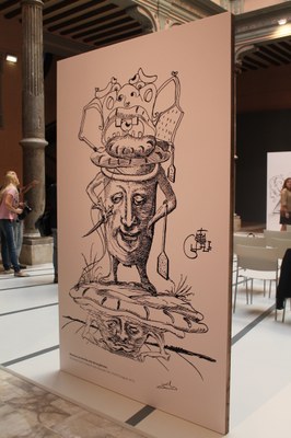 La exposición  “Dalí. Imágenes de historias” organizada por DPZ ha recibido 45.800 visitas