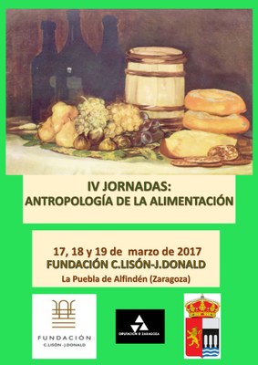 Las IV Jornadas de Antropología de La Puebla de Alfindén abordarán el fenómeno de la alimentación del 17 al 19 de marzo