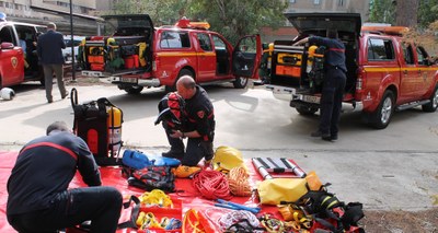 Los bomberos de la Diputación de Zaragoza incorporan nueve vehículos de intervención rápida para recortar sus tiempos de respuesta
