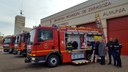 Los bomberos de la Diputación de Zaragoza incorporan tres nuevos camiones más pequeños y versátiles