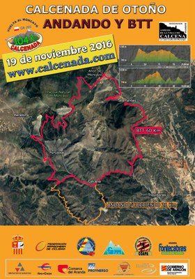 Más de 400 deportistas participarán este sábado en la Calcenada de otoño andando, corriendo o en bicicleta de montaña