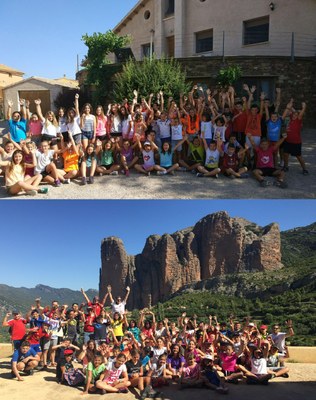 Más de 400 niños y jóvenes de entre 8 y 15 años disfrutan este verano de las colonias de inglés de la Diputación de Zaragoza