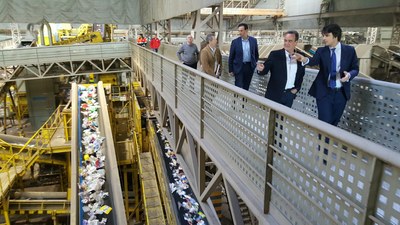 Sánchez Quero visita el ecovertedero para analizar las consecuencias del vertido de los residuos de toda la provincia