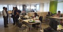 Sánchez Quero visita las oficinas del servicio de gestión y atención tributaria de la Diputación de Zaragoza